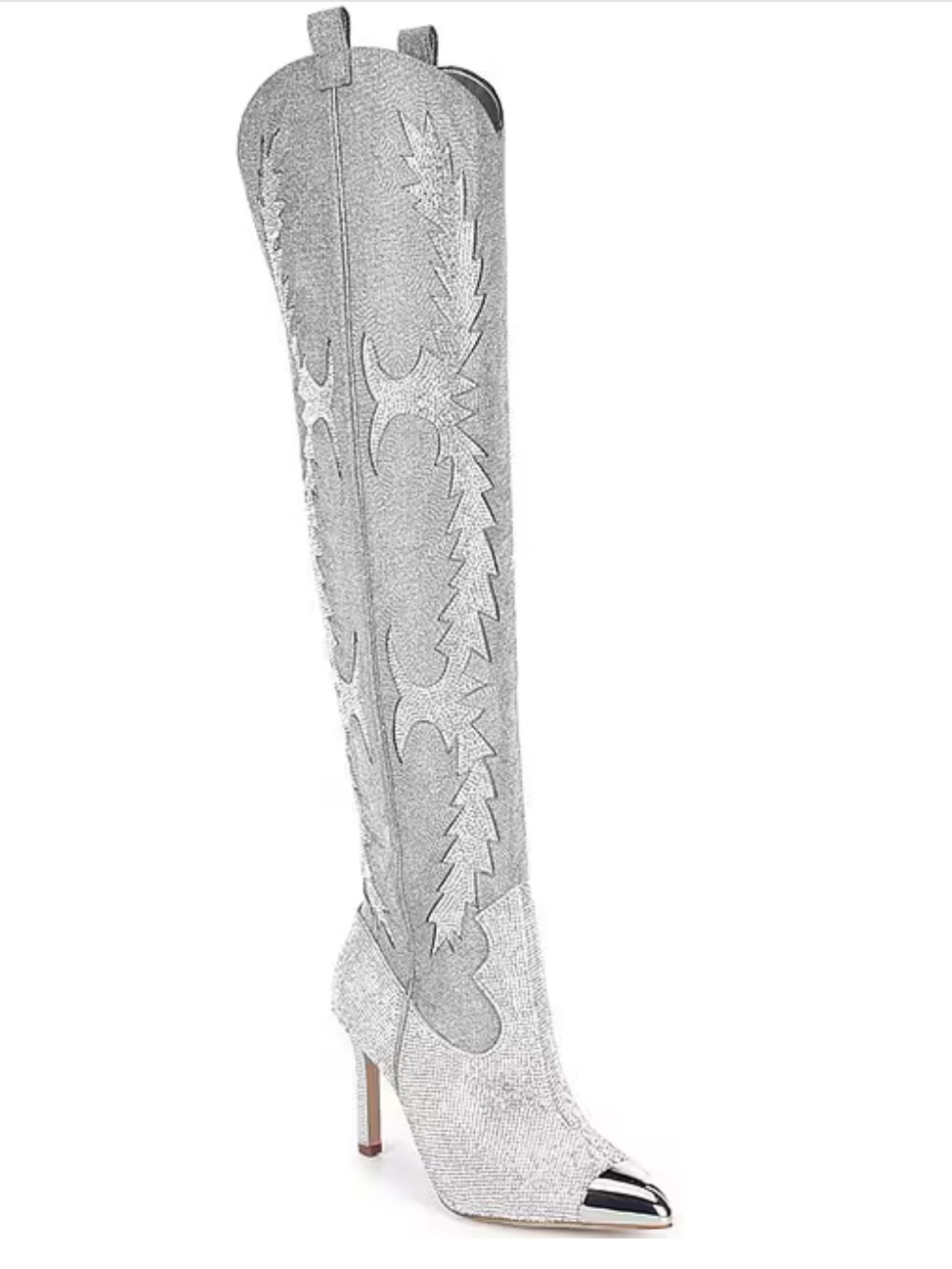 KatyannaTwo Over-the-Knee Rhinestone Embellished Western Dress Boots